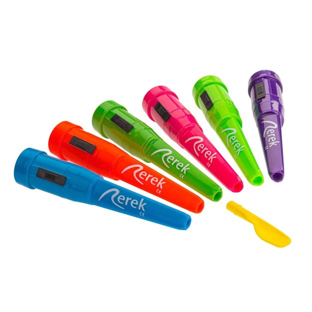 REREK wibrator logopedyczny + 1 końcówka (łyżeczka pod język do wywoływania głoski 