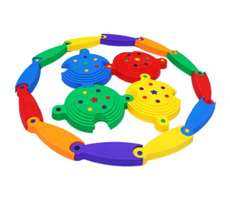 Ścieżka Sensoryczna, Równoważnia dla dzieci " Zygzak " 16 el. (004)