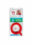 Gryzak Chewy Tubes Baby Q Czerwony z Wypustkami (Etap.2) - 2