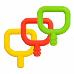 Gryzak Chewy Tubes Baby Mini Zielony z Wypustkami (Etap.2) - 2