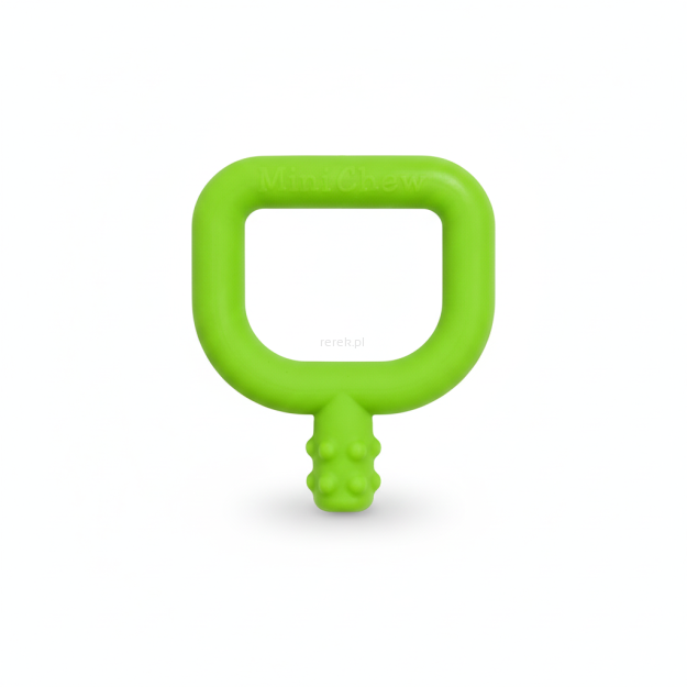 Gryzak Chewy Tubes Baby Mini Zielony z Wypustkami (Etap.2)