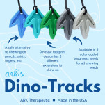 ARK DINO-TRACKS - Gryzak Naszyjnik w kształcie Łapy Dinozaura - 17