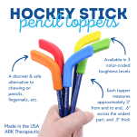 Pencil Hockey - Gryzak Kij Hokejowy - na kredkę lub ołówek - 17