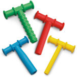 Gryzak Chewy Tubes T - Żółty - 3