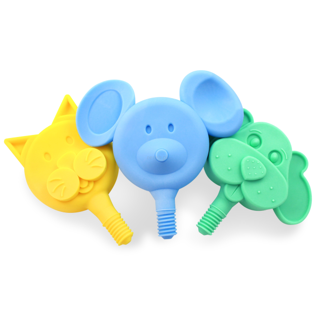 Zestaw końcówek Piesek, Kotek, Myszka