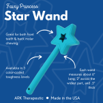 Gryzak Różdżka z gwiazdą, ARK Fairy Princess / Star WAND - 15