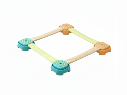 Tor Przeszkód - Równoważnia,  Platformy z Pomostami  8 el.