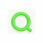Gryzaki Chewy Tubes P & Q Gładkie Zielone 2szt (Etap.1) - 3