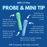 Probe Tip, Gryzak Końcówka do Wibratora Logopedycznego - MIĘKKA MINI - 3