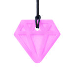Gryzak naszyjnik w kształcie Diamentu - 4