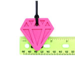 Gryzak naszyjnik w kształcie Diamentu - 12