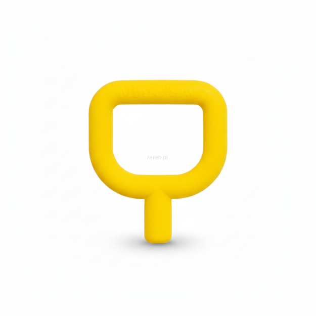 Gryzak Chewy Tubes Baby Mini Żółty - Gładki (Etap.1)