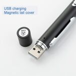 Latarka Laryngologiczna LED-USB - Metalowa ( dwa kolory światła )  - 6