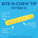 Bite-n-Chew Tips - Końcówka Masująca do Wibratora Logopedycznego. Z WYPUSTKAMI - 4